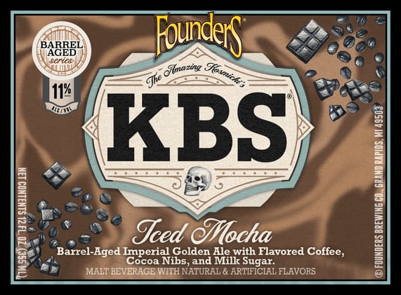 2026 Founders KBS Iced Mocha 12-oz Bottles