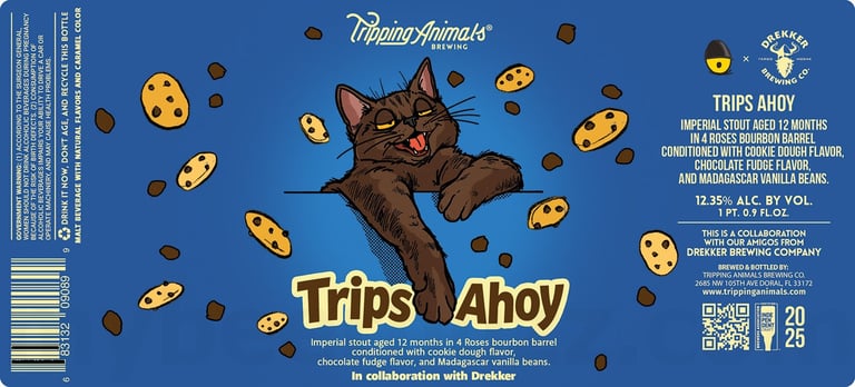 2026 Tripping Animals Trips Ahoy 16-oz Cans