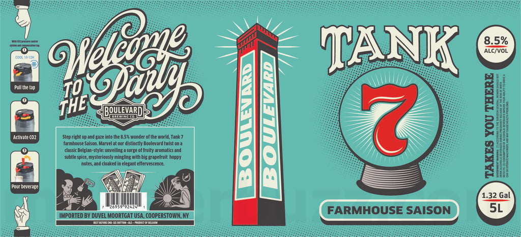 Boulevard Brewing Adding Tank 7 Saison 1.32 Gallon Mini-Kegs