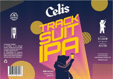 Celis Brewery Prepares to Launch Track Suit IPA in 16‑oz Cans