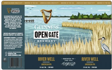 Guinness Open Gate Adding River Well American IPA For Earth Day, Happy Birthday Chester! & Preakness 151 Rice Lager