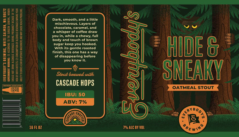 2026 Everybody's Brewing Hide & Sneaky 16-oz Cans