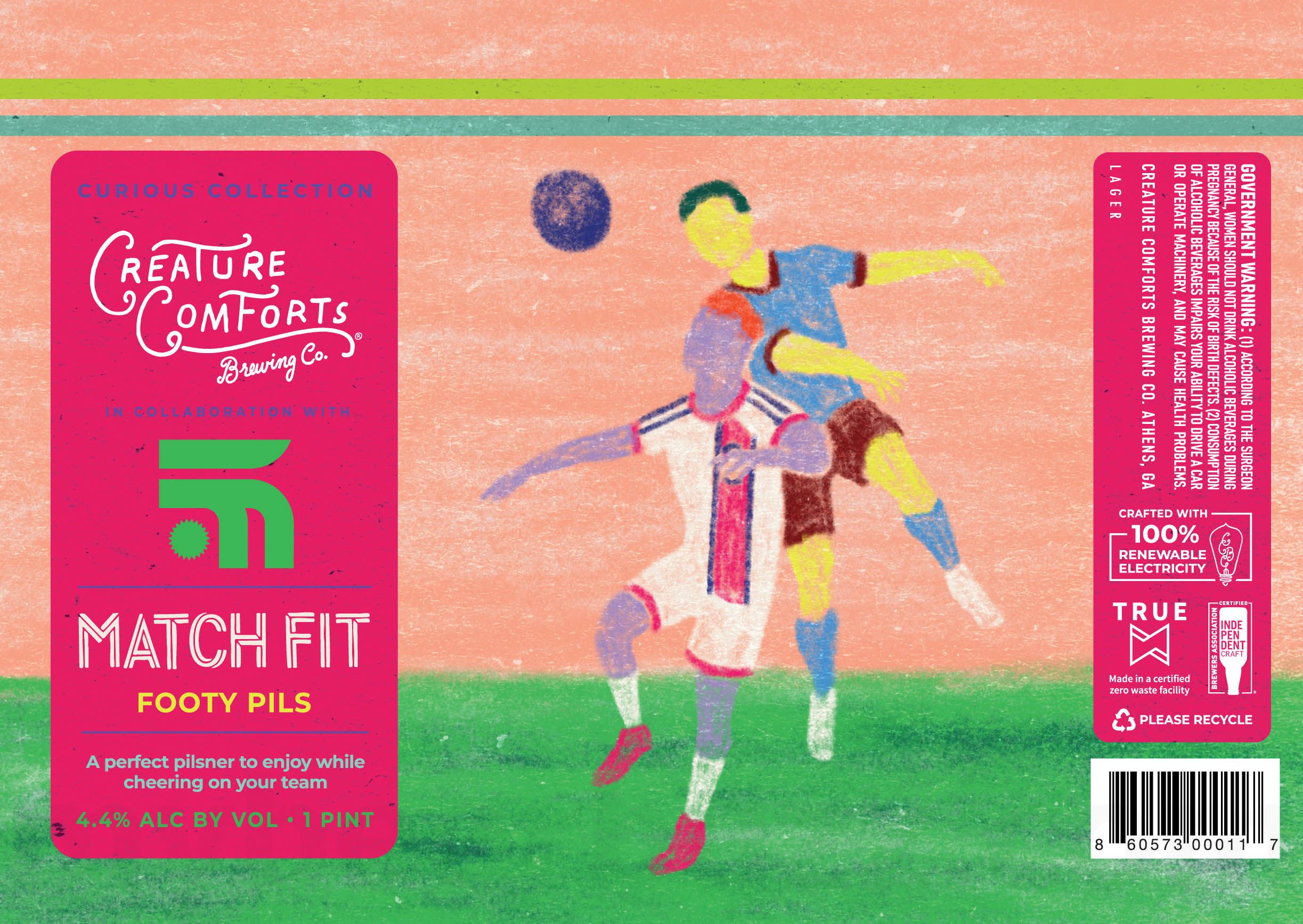 2026 Creature Comforts Match Fit 16-oz Cans