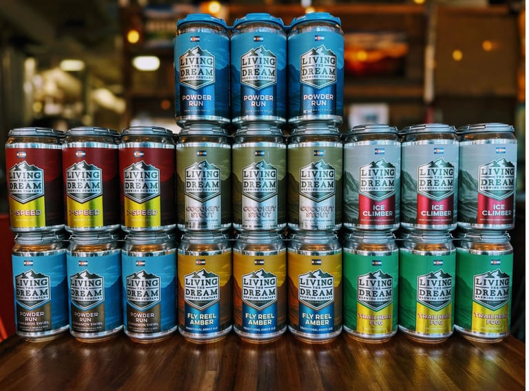 Living The Dream Brewing Refreshes Canned Portfolio