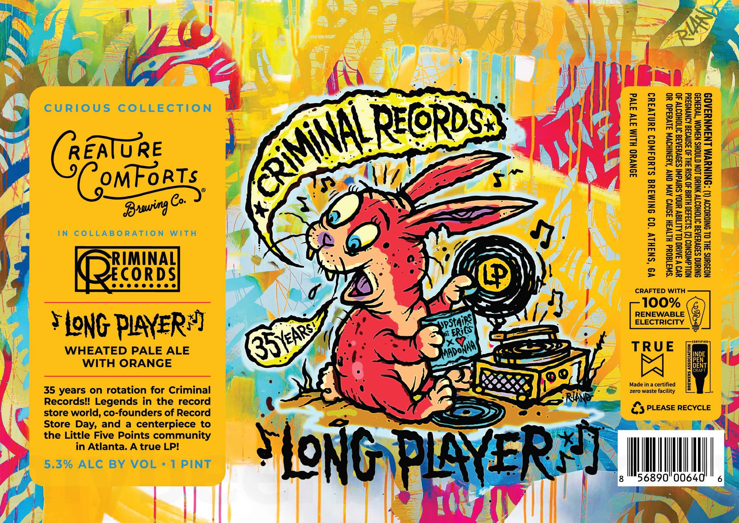 2026 Creature Comforts Long Player 16-oz Cans