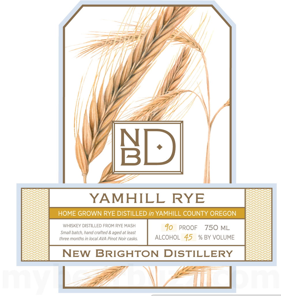 New Brighton Distillery Yamhill Rye Whiskey