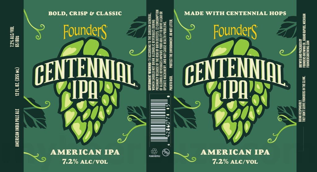 Founders Updating Centennial American IPA