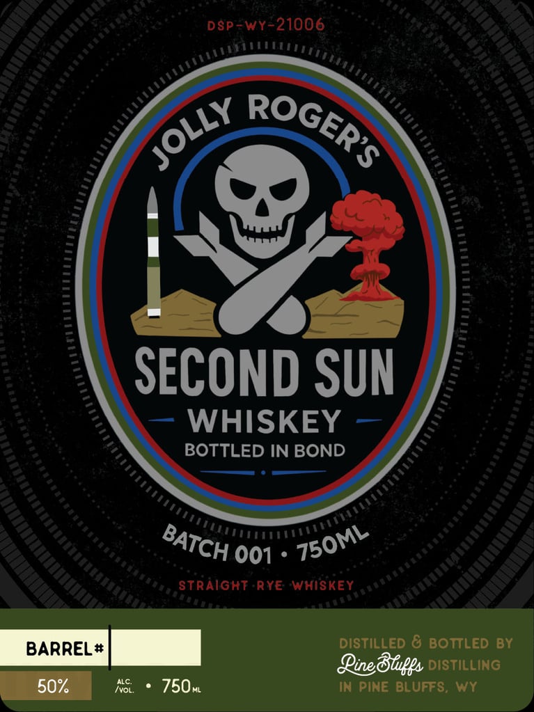Pine Bluffs Distilling Jolly Roger’s Second Sun Whiskey