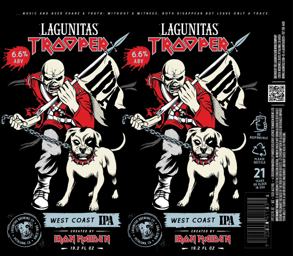 Lagunitas Creates ‘Beer Roadie’ Role to Celebrate Launch of Iron Maiden Collab: Trooper West Coast IPA