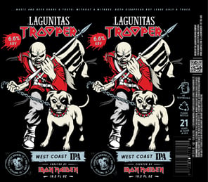 Lagunitas Creates ‘Beer Roadie’ Role to Celebrate Launch of Iron Maiden Collab: Trooper West Coast IPA