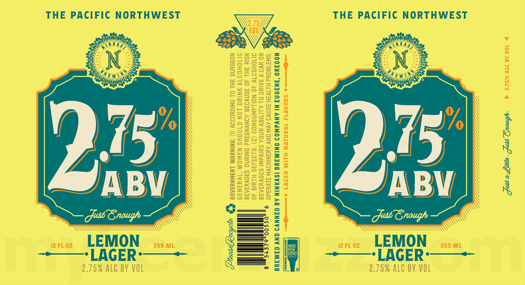 Ninkasi Working On 2.75% ABV Lemon Lager