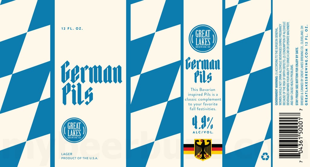 Great Lakes Brewing Unveils New German Pils Lager in 12‑oz Cans