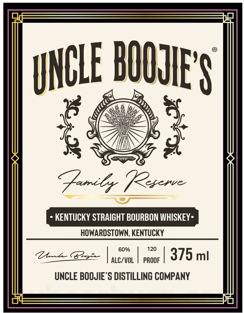 Uncle Boojie's Family Reserve Kentucky Straight Bourbonのボトル画像
