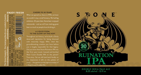 2026 Stone Ruination 30th Anniversary 12-oz Cans