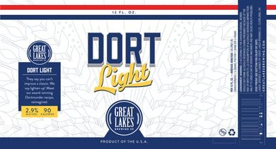 Great Lakes Adding Dort Light 2.9%-AbV Lager
