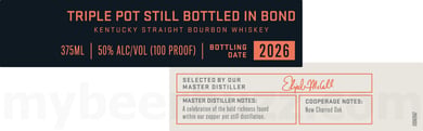 Woodford Reserve Triple Pot Still Bottled In Bond Kentucky Straight Bourbon Whiskey