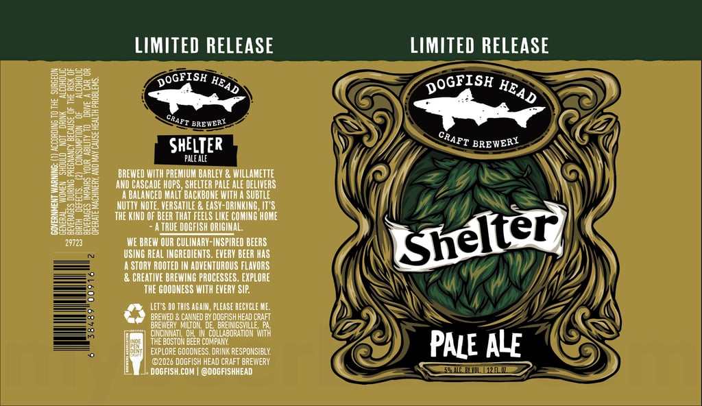 Dogfish Head Shelter Pale Ale Returning In Limited Release Cans For 2026