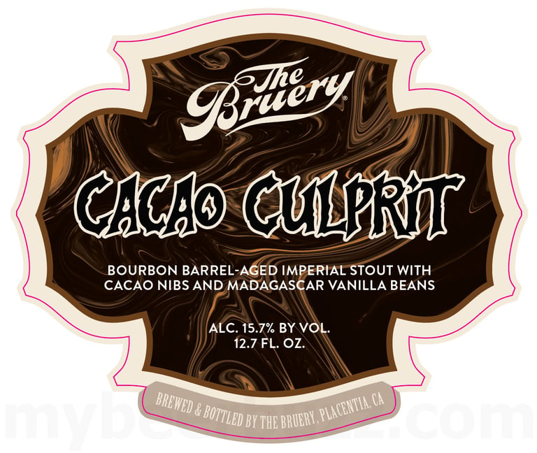 2026 The Bruery Cacao Culprit 12.7-oz Bottles