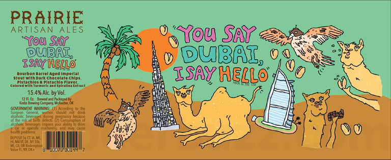 2026 Prairie Artisan Ales You Say Dubai, I Say Hello 12-oz Cans