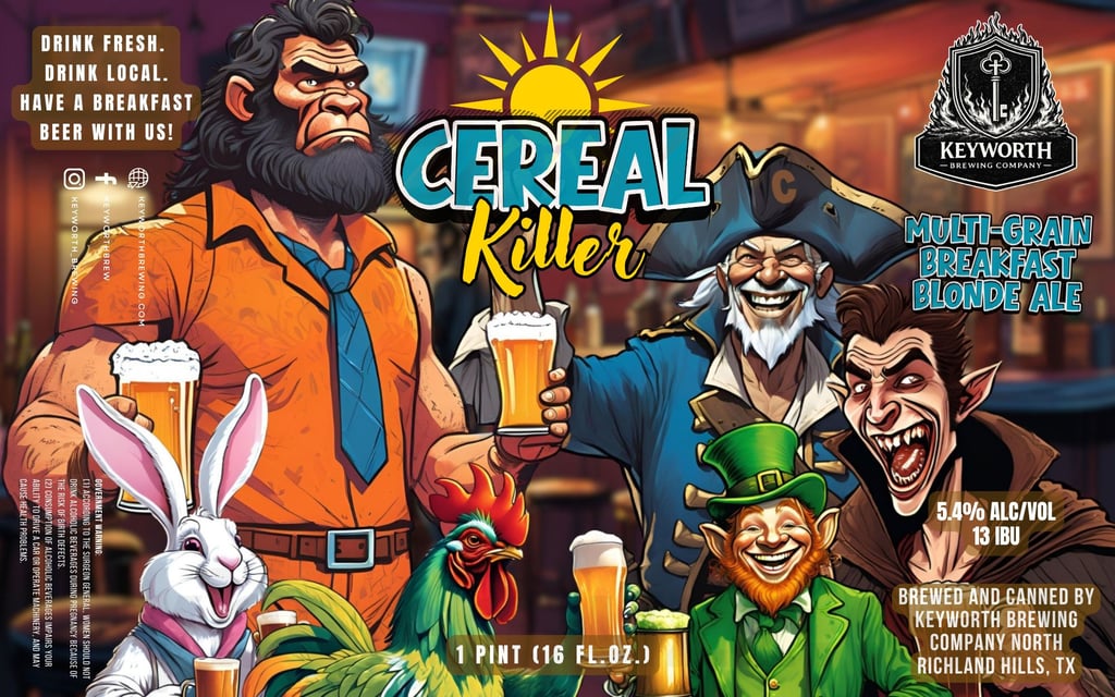 Keyworth Brewing Adding Cereal Killer