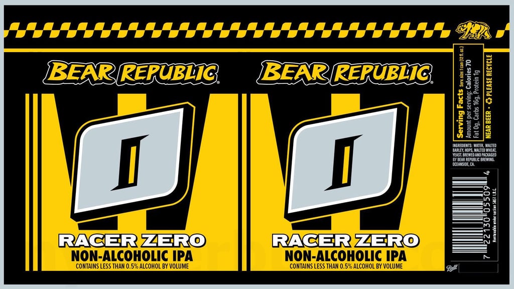 Bear Republic Working On Racer Zero Non-Alcoholic IPA