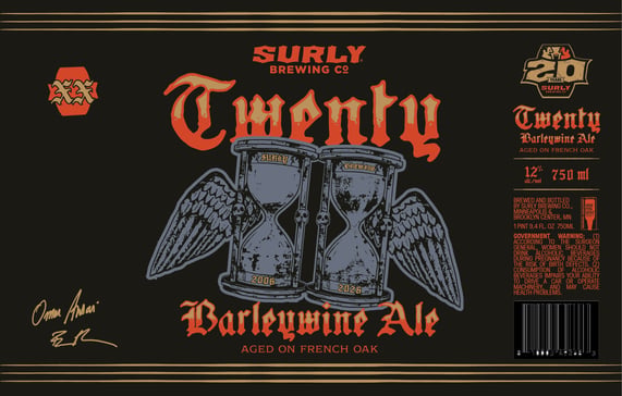 2026 Surly Brewing Twenty 750ml Bottles