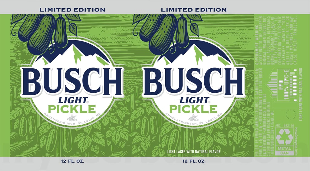 Busch Beer Adding Busch Light Pickle, Orange and Lemon