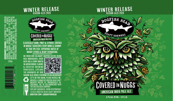 2026 Dogfish Head Covered In Nuggs 12-oz Cans