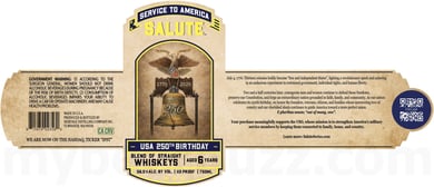 Heritage Distilling Service To America Salute USA 250th Birthday 6 Year Blend