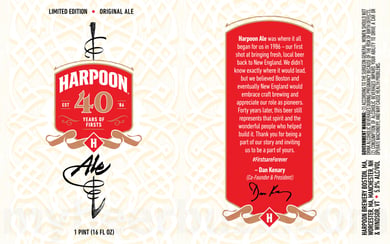 Harpoon Brewery Announces 40 Years of Firsts Ale – Limited Edition Anniversary Craft Beer Release
