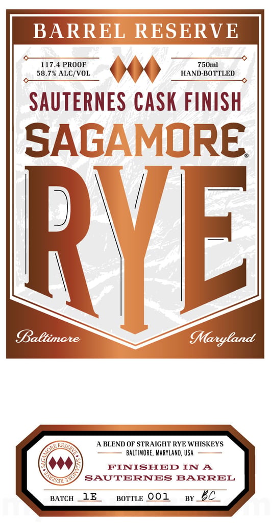 Sagamore Spirit Sauternes Cask Finish Blend Of Straight Whiskeys