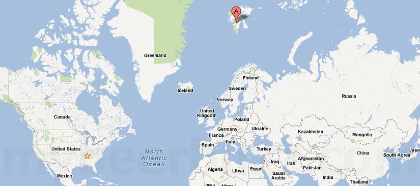 Svalbard World Map