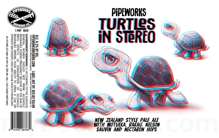 2026 Pipeworks Brewing Turtles In Stereo 16-oz Cans