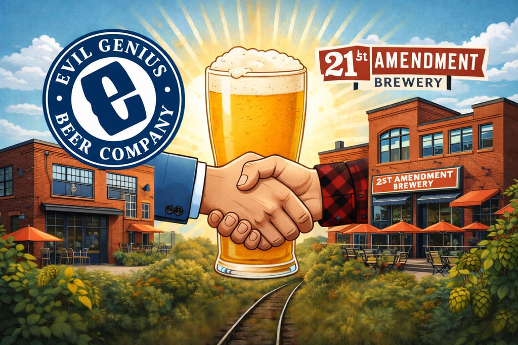 Evil Genius Brewing Acquires 21st Amendment Brewing, Reviving a Legendary Craft Beer Brand