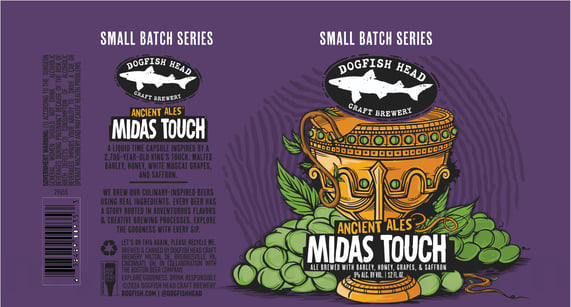 2026 DOgfish head Midas Touch 12-oz Cans