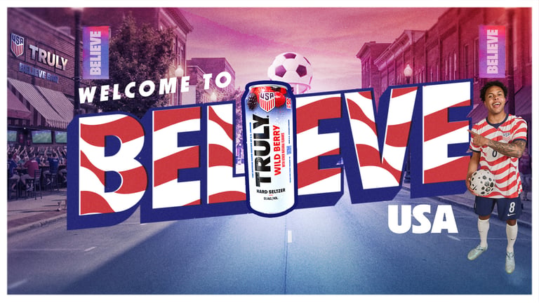 Truly Hard Seltzer Believes U.S. Soccer will Win this Summer