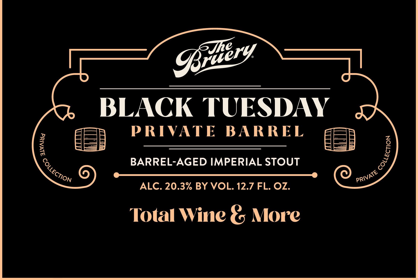 The Bruery Announces the Return of Black Tuesday Private Barrel 2026 Edition 13 2026 The Bruery Black Tuesday Private Barrel Total Wine & More 12.7-oz Bottles