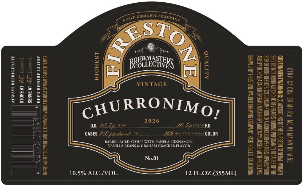Firestone Walker Churronimo! Coming To Brewmaster’s Collective