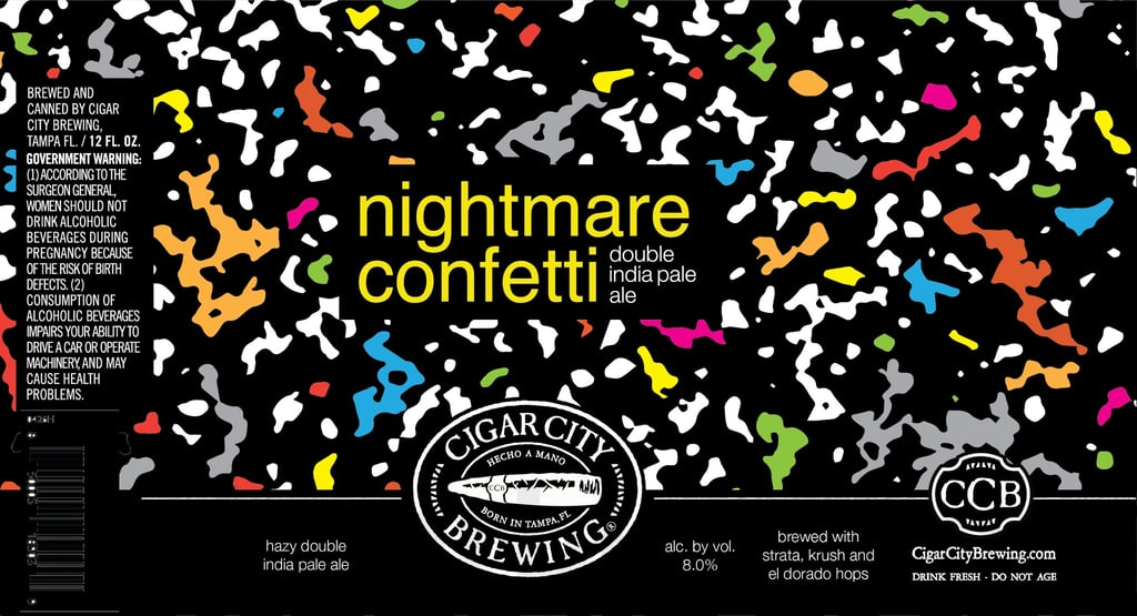 Cigar City Updating Nightmare Confetti DIPA