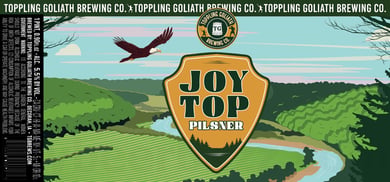 Toppling Goliath Brewing Announces Joy Top Pilsner — A New 16.9‑oz Bottled Lager Coming Out of Decorah, Iowa