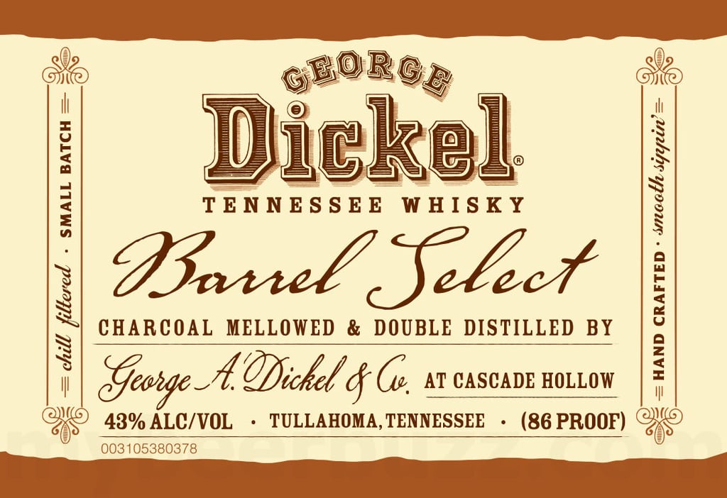 2026 George Dickel Barrel Select 750ml Bottles