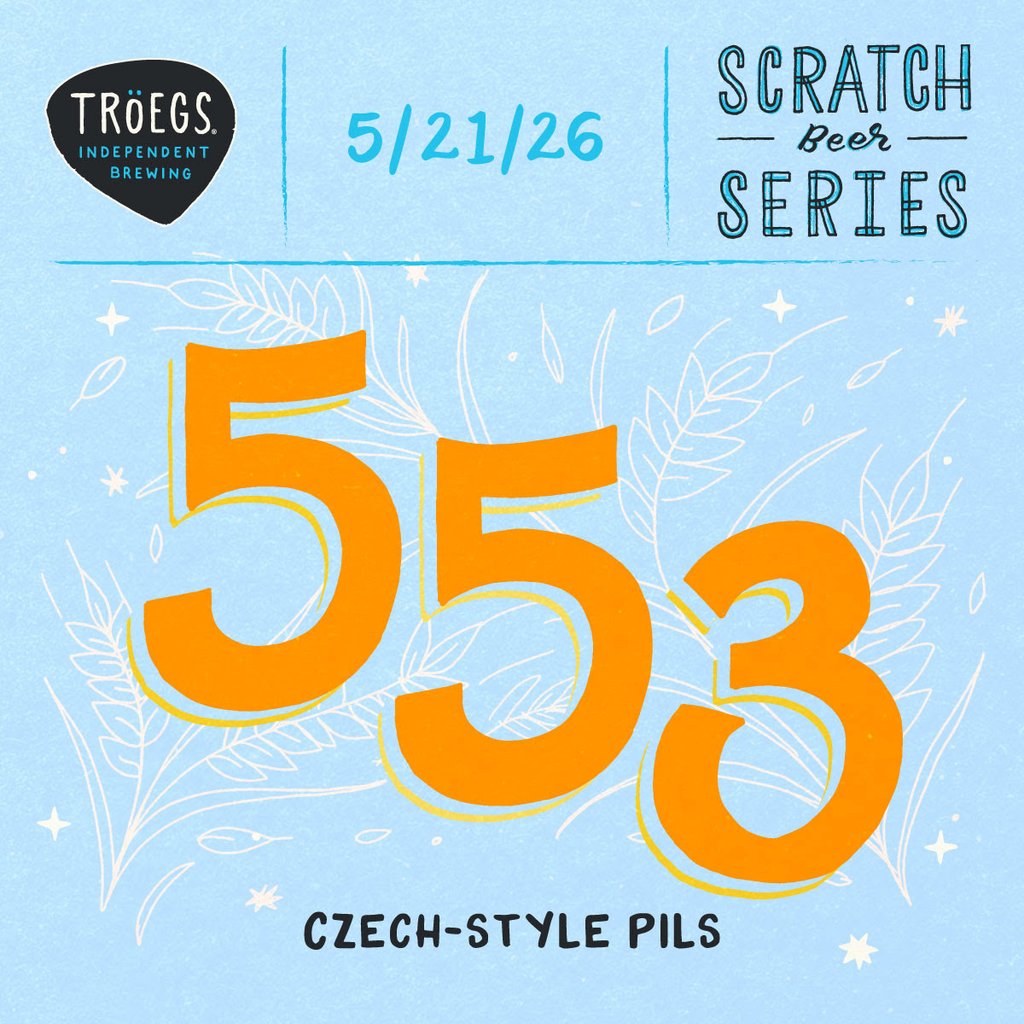 Tröegs Releasing Scratch # 553 Czech-Style Pilsner