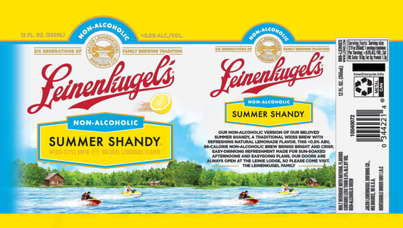 2026 Leinenkugel's Non-Alcoholic Summer Shandy 12-oz Cans