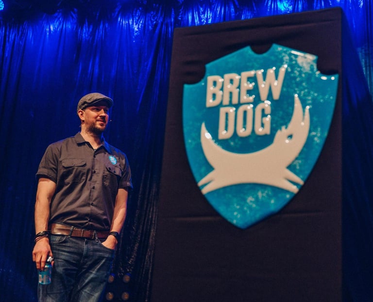 James Watt BrewDog Logo For Second best Beer