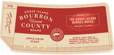 Goose Island Unveils 2026 Bourbon County Brand Apple Crisp Stout