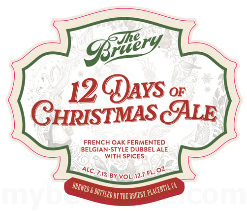 2026 The Bruery 12 Days Of Christmas Ale 12.7-oz Bottles