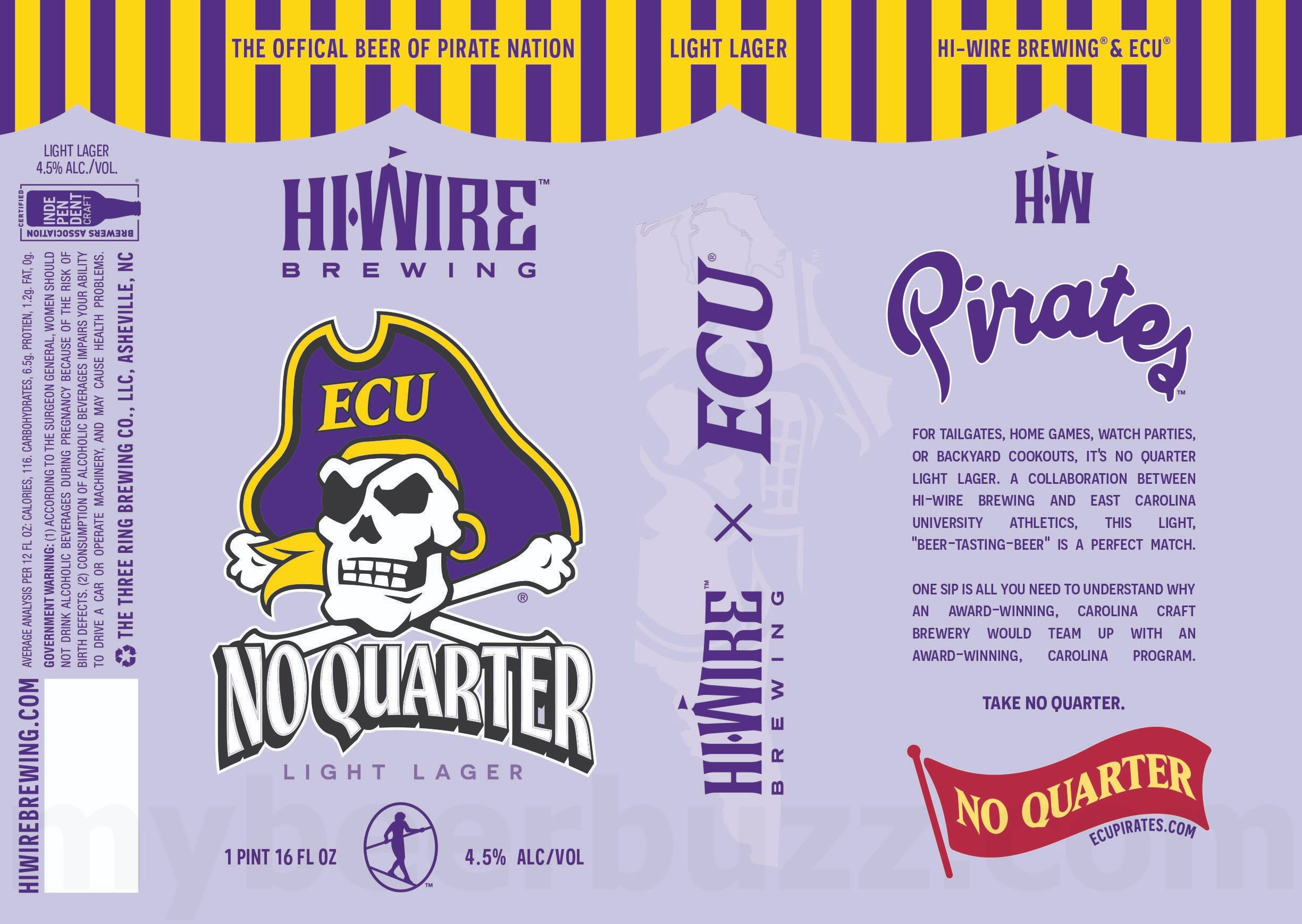 2026 Hi-Wire Brewing No Quarter 16-oz Cans