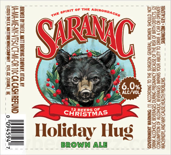 2026 Saranac Holiday Hig 12-oz Bottles
