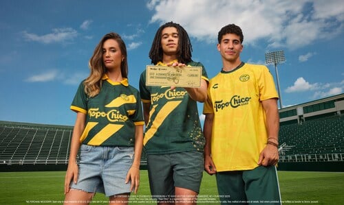 Topo Chico Hard and Soccer Apparel Company CHARLY Drop "Fútbol Fit Check Jersey" That Helps Fund Soccer Fandom This Summer