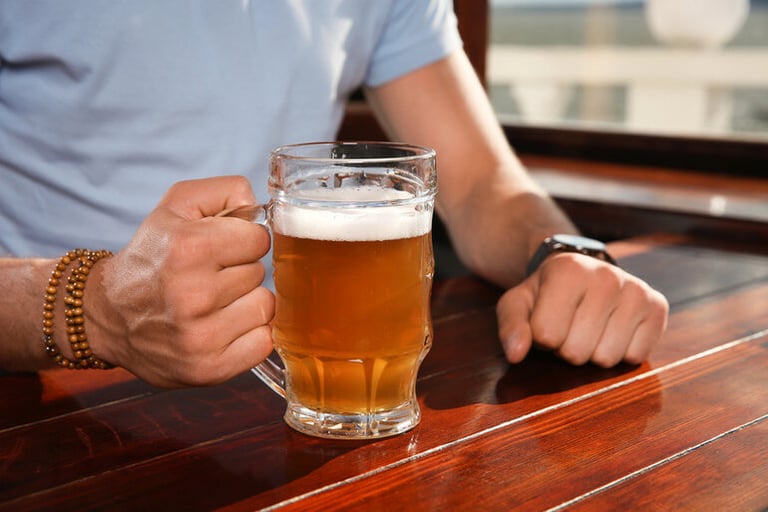 Glass of beer representing the global popularity of beer as a widely consumed and culturally significant beverage.